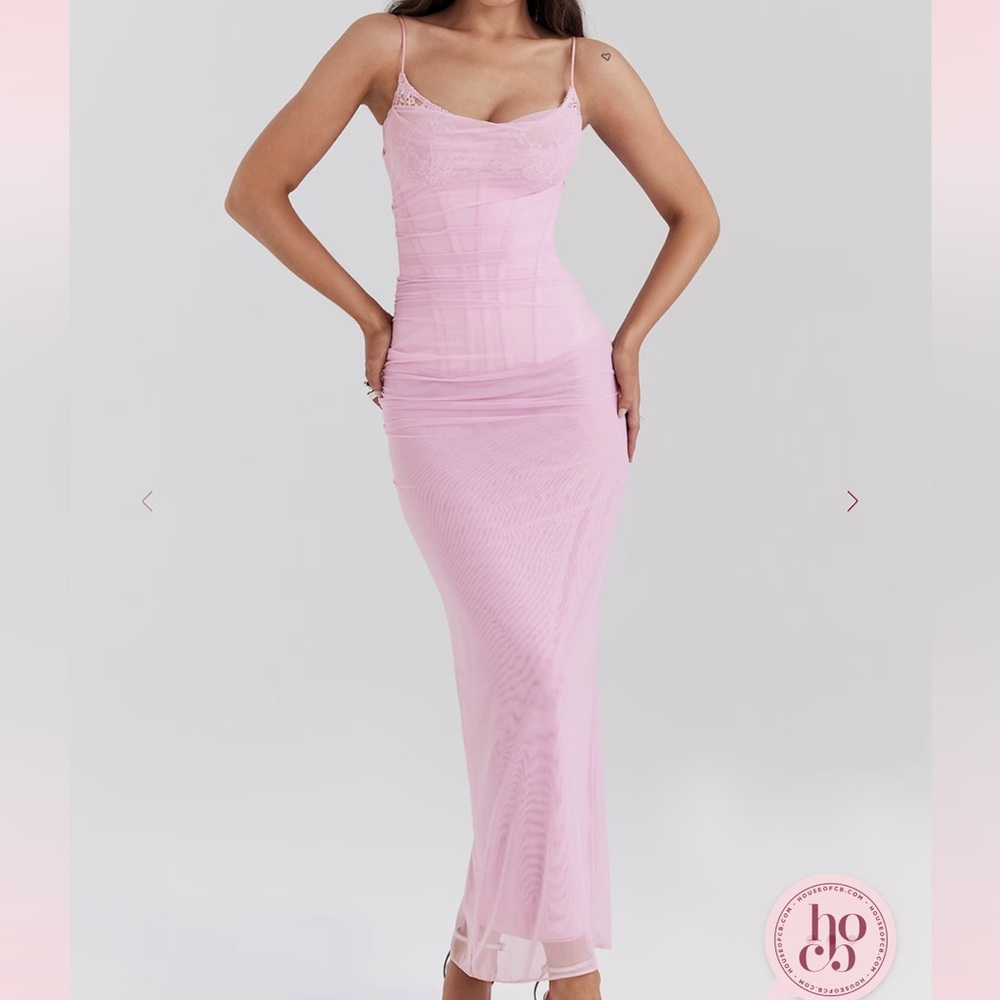 House of CB Nalini Blush Pink Maxi Dress